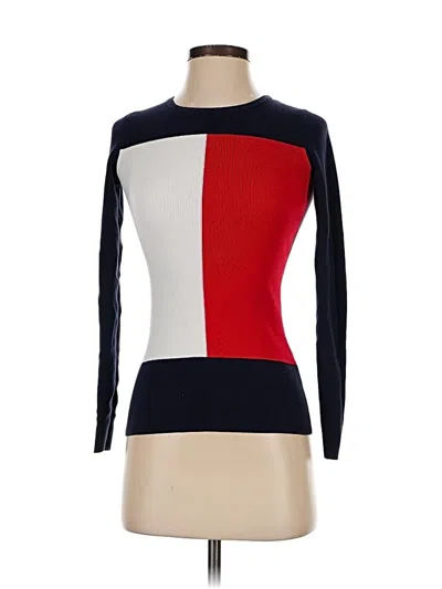 Pre-owned Tommy Hilfiger Pullover Sweater In Blue