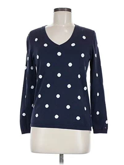 Pre-owned Tommy Hilfiger Pullover Sweater In Blue