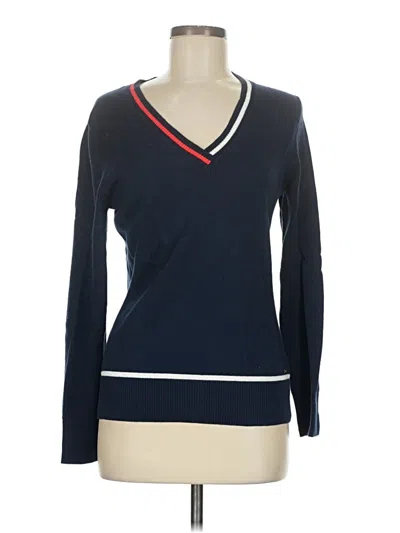Pre-owned Tommy Hilfiger Pullover Sweater In Blue
