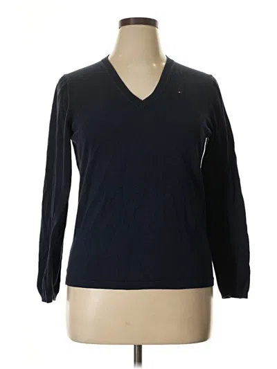 Pre-owned Tommy Hilfiger Pullover Sweater In Blue