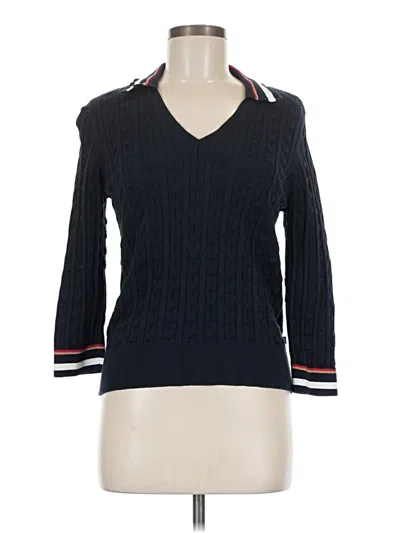 Pre-owned Tommy Hilfiger Pullover Sweater In Blue