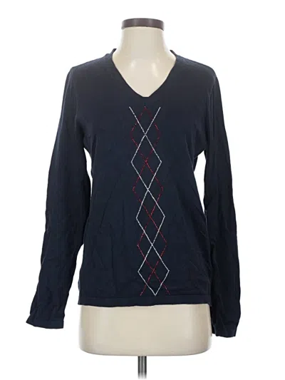 Pre-owned Tommy Hilfiger Pullover Sweater In Blue