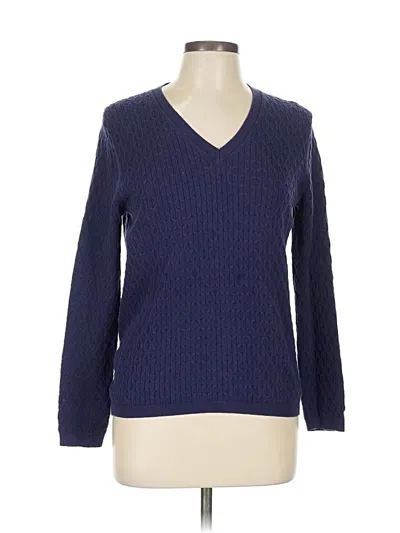 Pre-owned Tommy Hilfiger Pullover Sweater In Blue