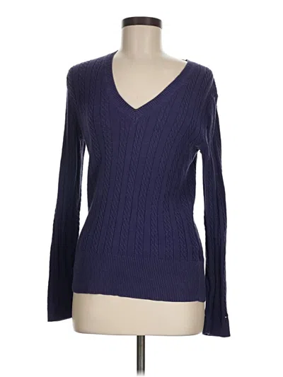 Pre-owned Tommy Hilfiger Pullover Sweater In Blue