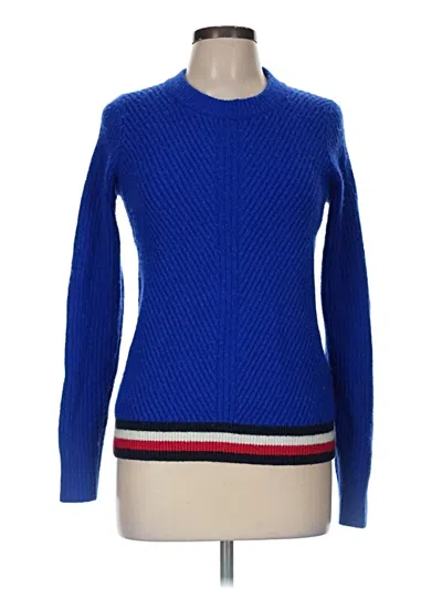 Pre-owned Tommy Hilfiger Pullover Sweater In Blue