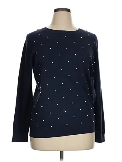 Pre-owned Tommy Hilfiger Pullover Sweater In Blue