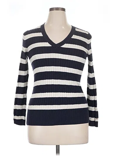 Pre-owned Tommy Hilfiger Pullover Sweater In Blue