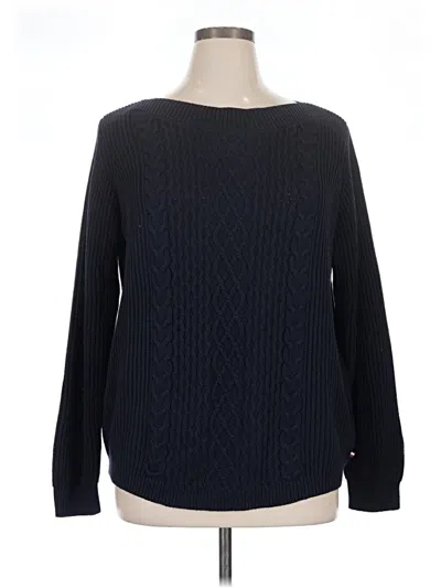 Tommy Hilfiger Pullover Sweater In Blue