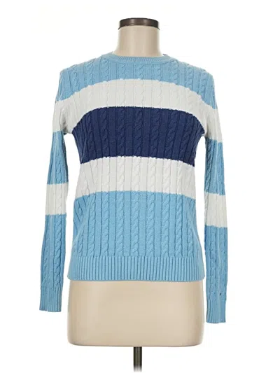 Pre-owned Tommy Hilfiger Pullover Sweater In Blue