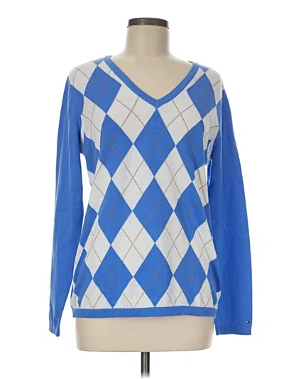 Pre-owned Tommy Hilfiger Pullover Sweater In Blue