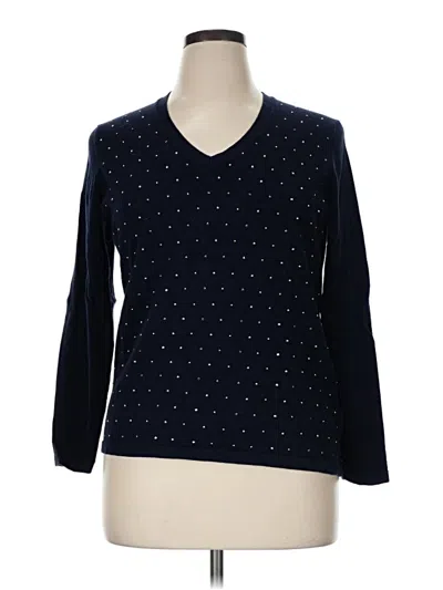 Pre-owned Tommy Hilfiger Pullover Sweater In Blue