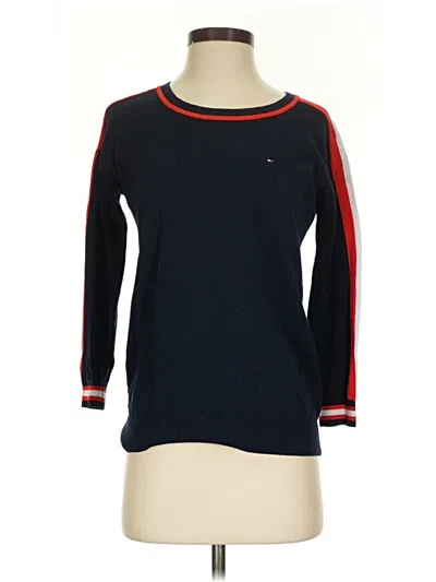 Pre-owned Tommy Hilfiger Pullover Sweater In Blue