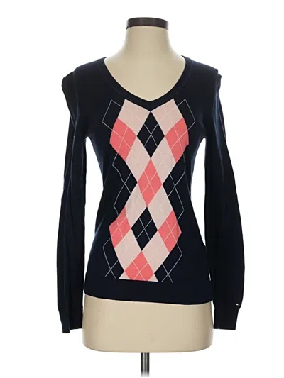 Pre-owned Tommy Hilfiger Pullover Sweater In Blue