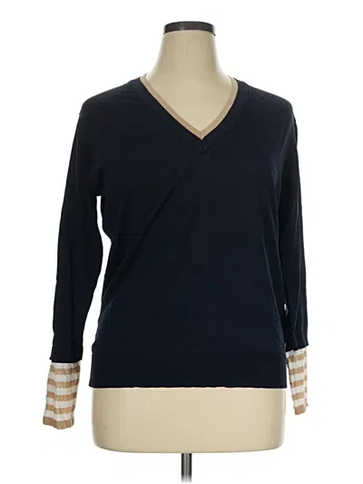 Pre-owned Tommy Hilfiger Pullover Sweater In Blue