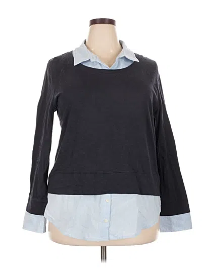 Pre-owned Tommy Hilfiger Pullover Sweater In Blue