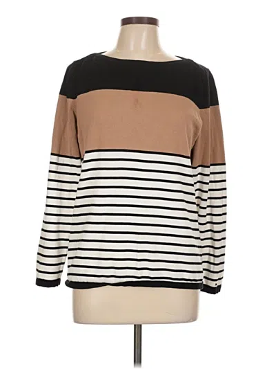 Pre-owned Tommy Hilfiger Pullover Sweater In Brown