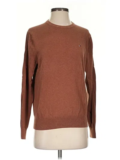 Pre-owned Tommy Hilfiger Pullover Sweater In Brown