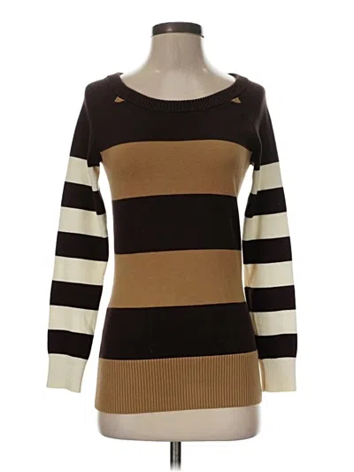Pre-owned Tommy Hilfiger Pullover Sweater In Brown