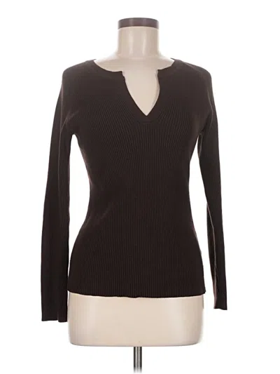 Pre-owned Tommy Hilfiger Pullover Sweater In Brown