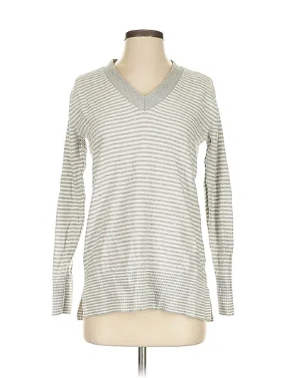 Pre-owned Tommy Hilfiger Pullover Sweater In Gray