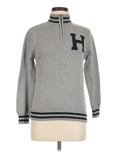 Pre-owned Tommy Hilfiger Pullover Sweater In Gray