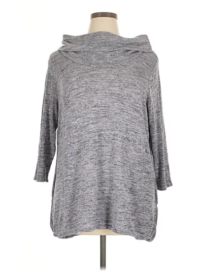 Pre-owned Tommy Hilfiger Pullover Sweater In Gray