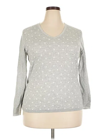 Pre-owned Tommy Hilfiger Pullover Sweater In Gray