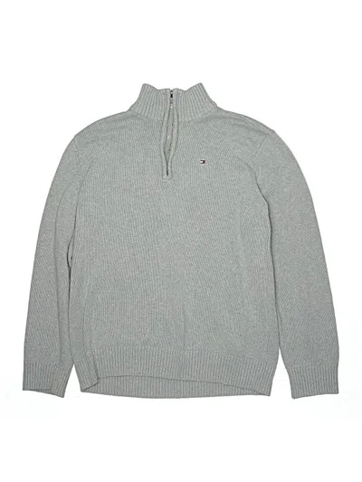 Pre-owned Tommy Hilfiger Kids' Pullover Sweater In Gray