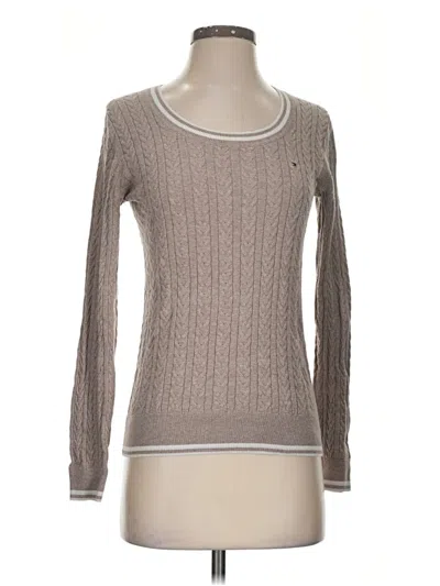 Pre-owned Tommy Hilfiger Pullover Sweater In Gray