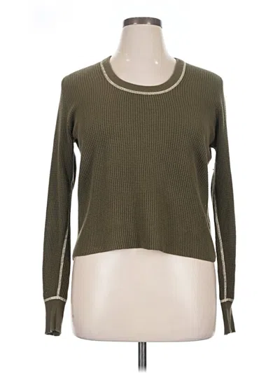 Pre-owned Tommy Hilfiger Pullover Sweater In Green