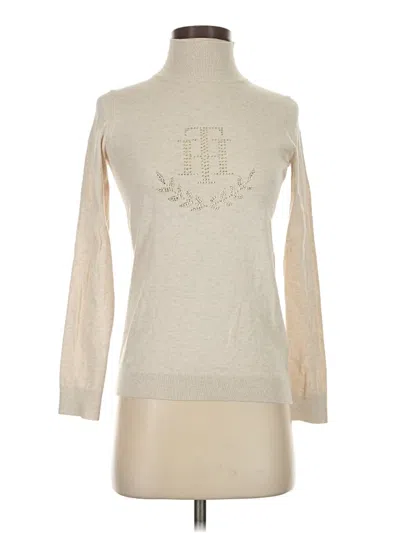 Pre-owned Tommy Hilfiger Pullover Sweater In Ivory