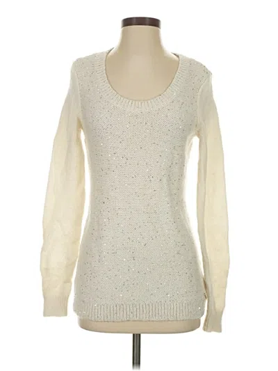 Pre-owned Tommy Hilfiger Pullover Sweater In Ivory