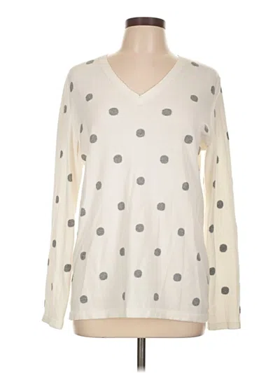 Pre-owned Tommy Hilfiger Pullover Sweater In Ivory