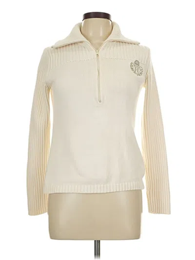 Pre-owned Tommy Hilfiger Pullover Sweater In Ivory