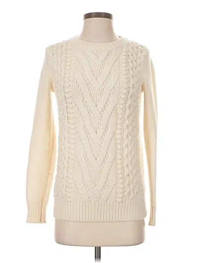 Pre-owned Tommy Hilfiger Pullover Sweater In Ivory