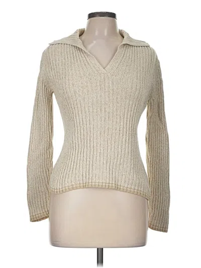 Pre-owned Tommy Hilfiger Pullover Sweater In Ivory