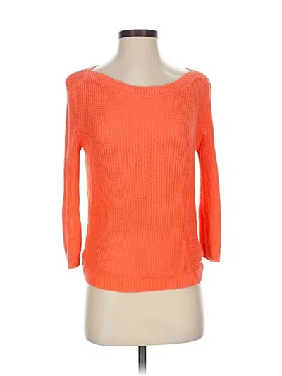 Pre-owned Tommy Hilfiger Pullover Sweater In Orange