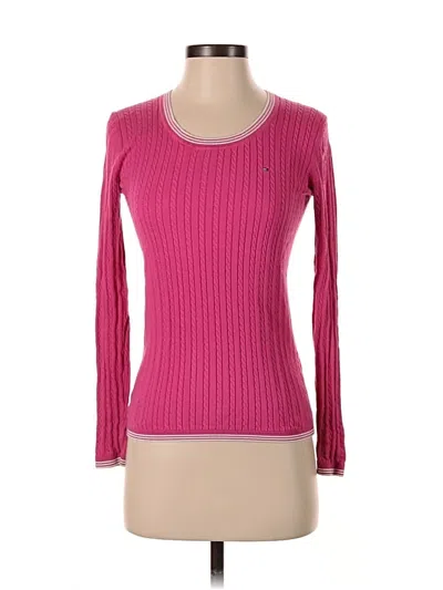 Pre-owned Tommy Hilfiger Pullover Sweater In Pink