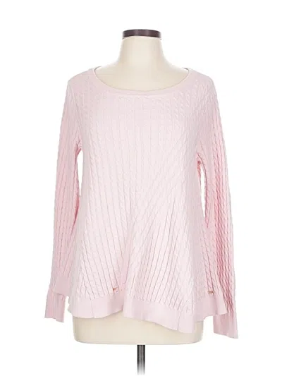 Pre-owned Tommy Hilfiger Pullover Sweater In Pink