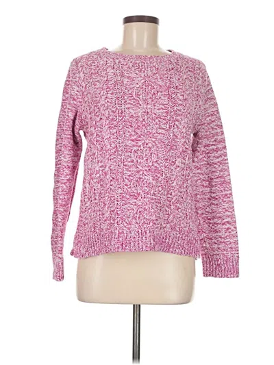 Pre-owned Tommy Hilfiger Pullover Sweater In Pink