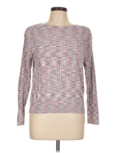 Pre-owned Tommy Hilfiger Pullover Sweater In Pink