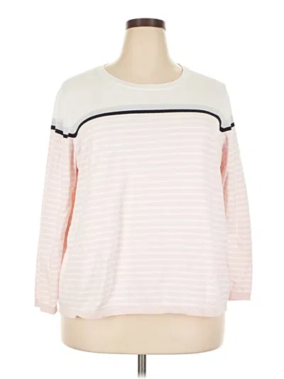 Pre-owned Tommy Hilfiger Pullover Sweater In Pink