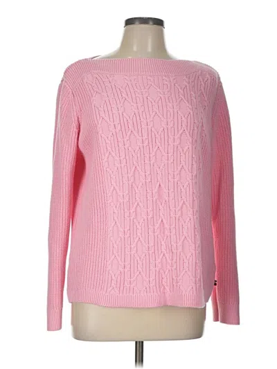 Pre-owned Tommy Hilfiger Pullover Sweater In Pink