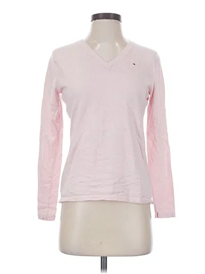 Pre-owned Tommy Hilfiger Pullover Sweater In Pink