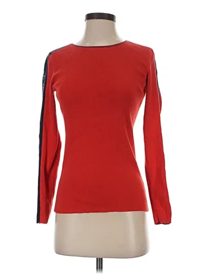 Pre-owned Tommy Hilfiger Pullover Sweater In Red
