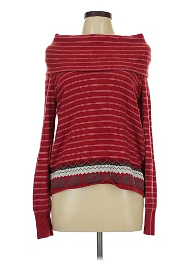 Pre-owned Tommy Hilfiger Pullover Sweater In Red