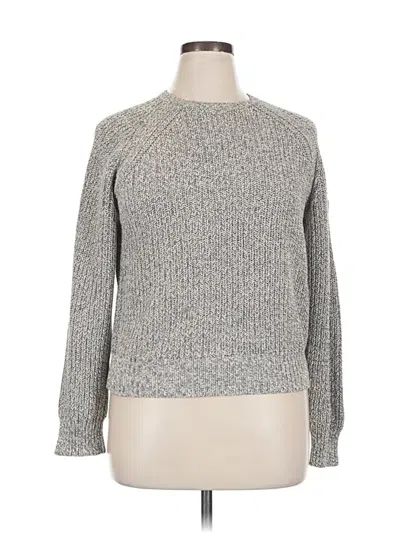 Pre-owned Tommy Hilfiger Pullover Sweater In Silver