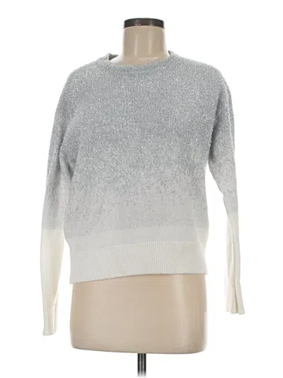 Pre-owned Tommy Hilfiger Pullover Sweater In Silver