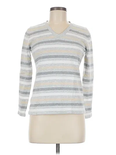 Pre-owned Tommy Hilfiger Pullover Sweater In Silver