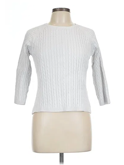 Pre-owned Tommy Hilfiger Pullover Sweater In Silver